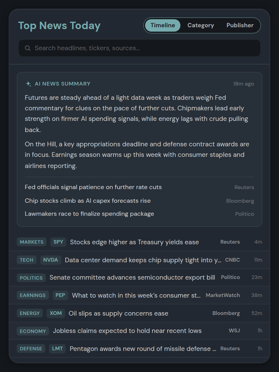 AI News Summaries